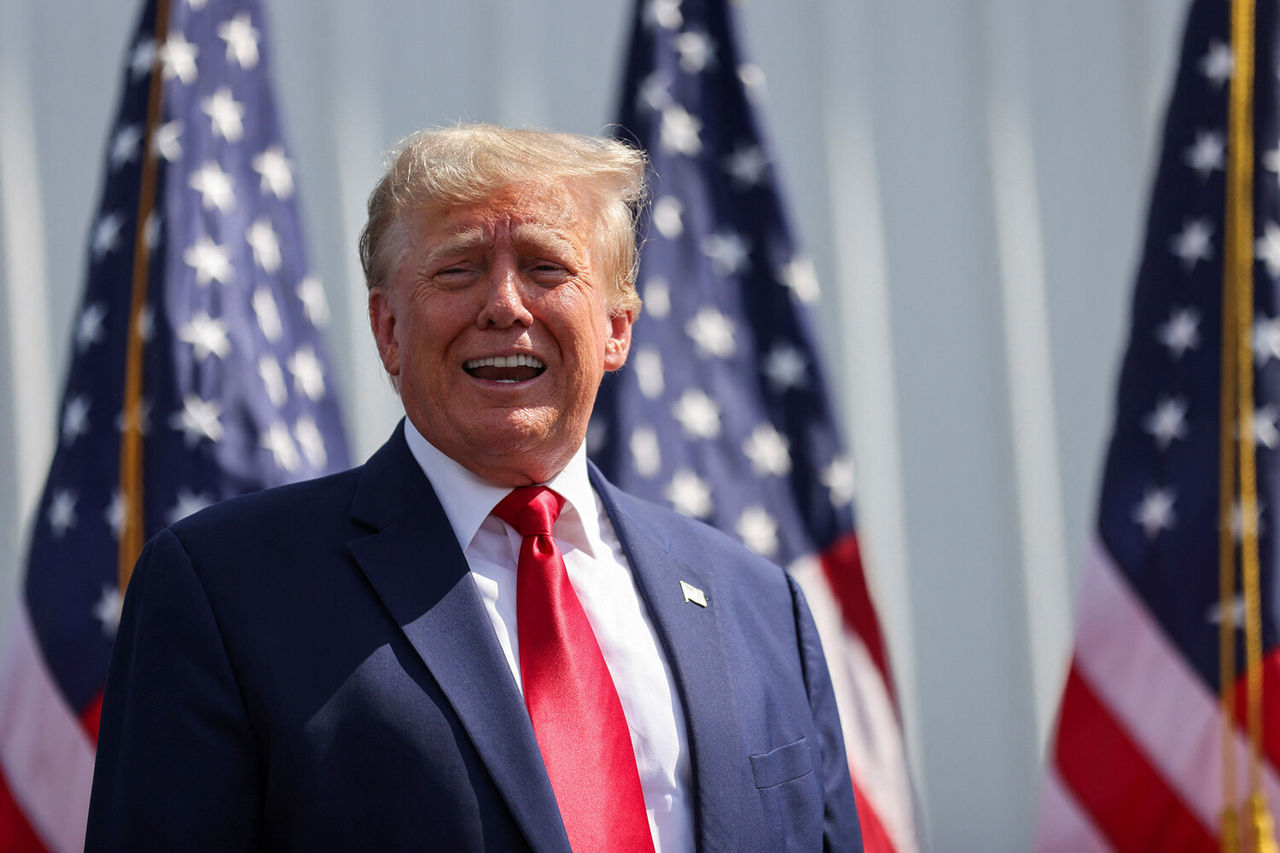 Кандидат в президенты США Дональд Трамп.