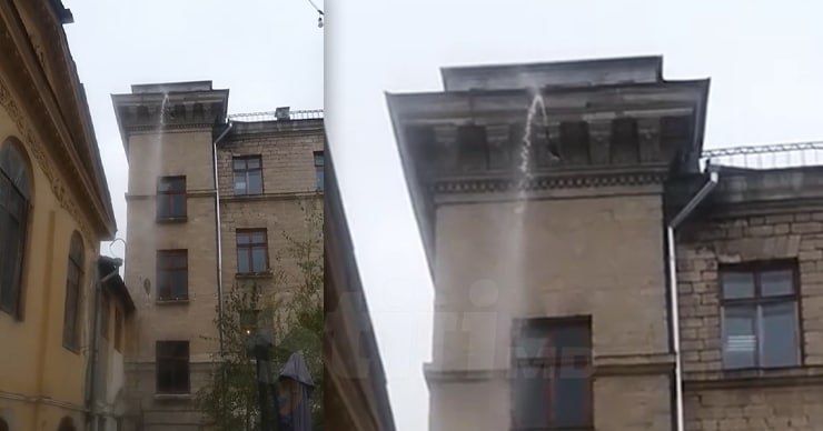 В Академии искусств произошел потоп.