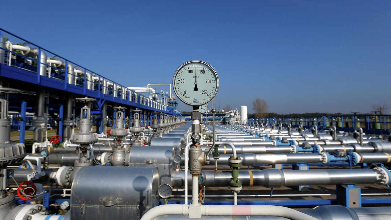 Цена газа в Европе опустилась ниже $1 300 за тыс. куб. м.