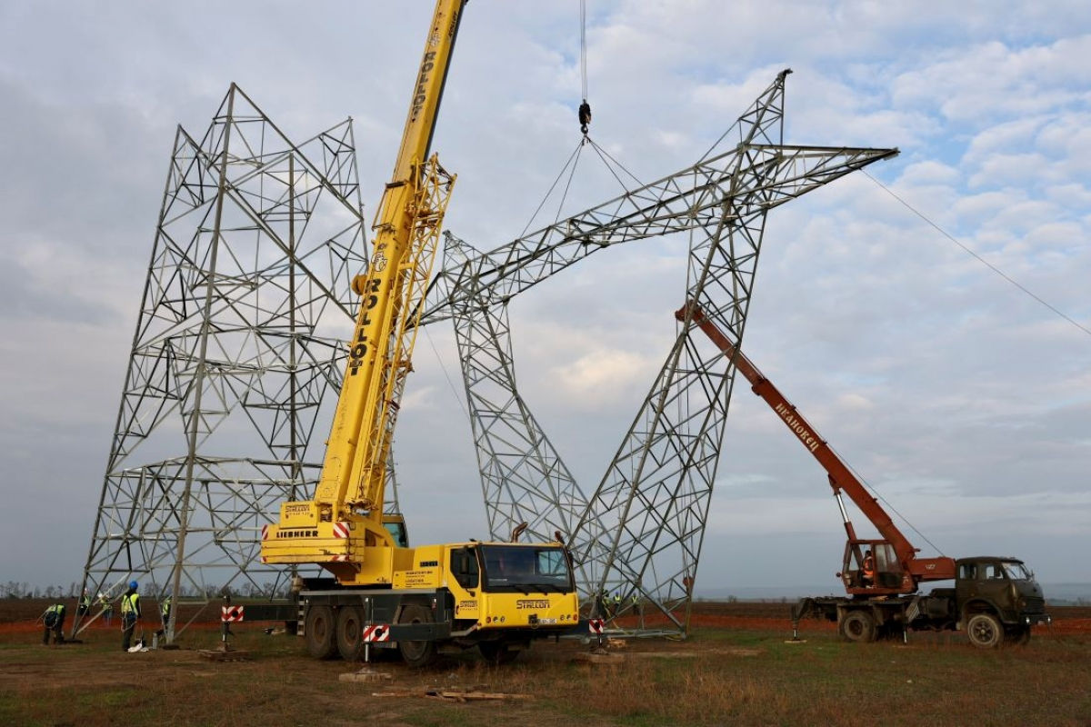 Progresul în construcția liniei electrice aeriene Vulcănești - Chișinău a constituit 1% pe parcursul lunii.