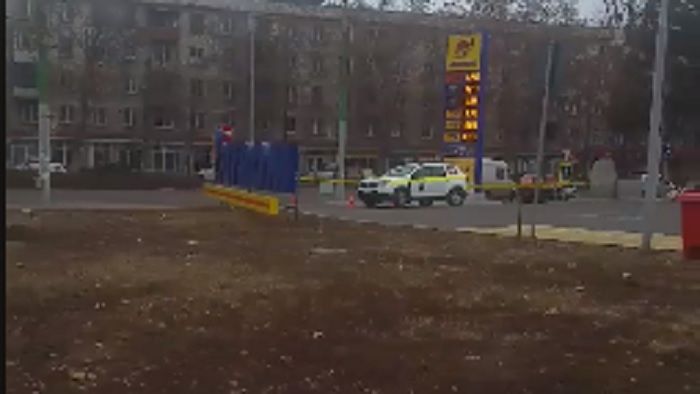 Сотрудники полиции оцепили место, где был обнаружен объект.