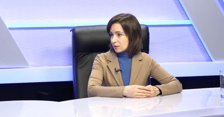 Председатель партии "Действие и Солидарность" Майя Санду. 