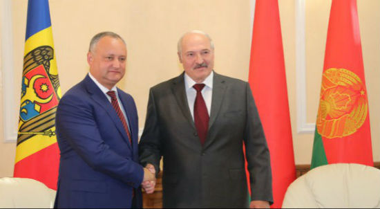 Додон и Лукашенко в Минске.