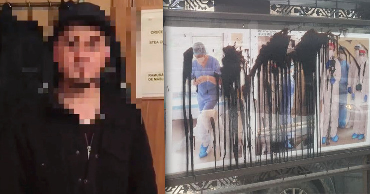 Задержанный за порчу фотовыставки врачей: “Я называю их террористами”.