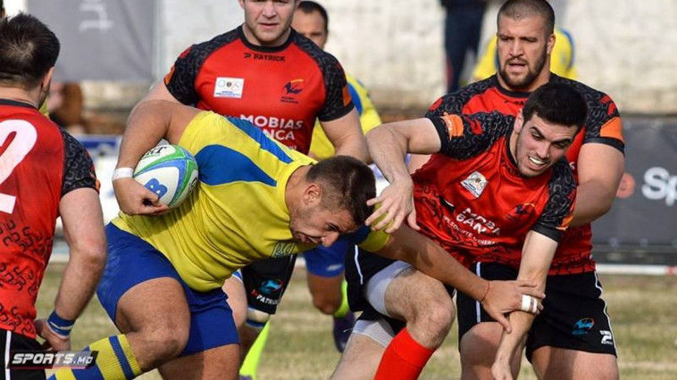 Selecţionata de rugby a Moldovei a pierdut în mod surprinzător pe terenul Elveţiei. Foto: mts.gov.md