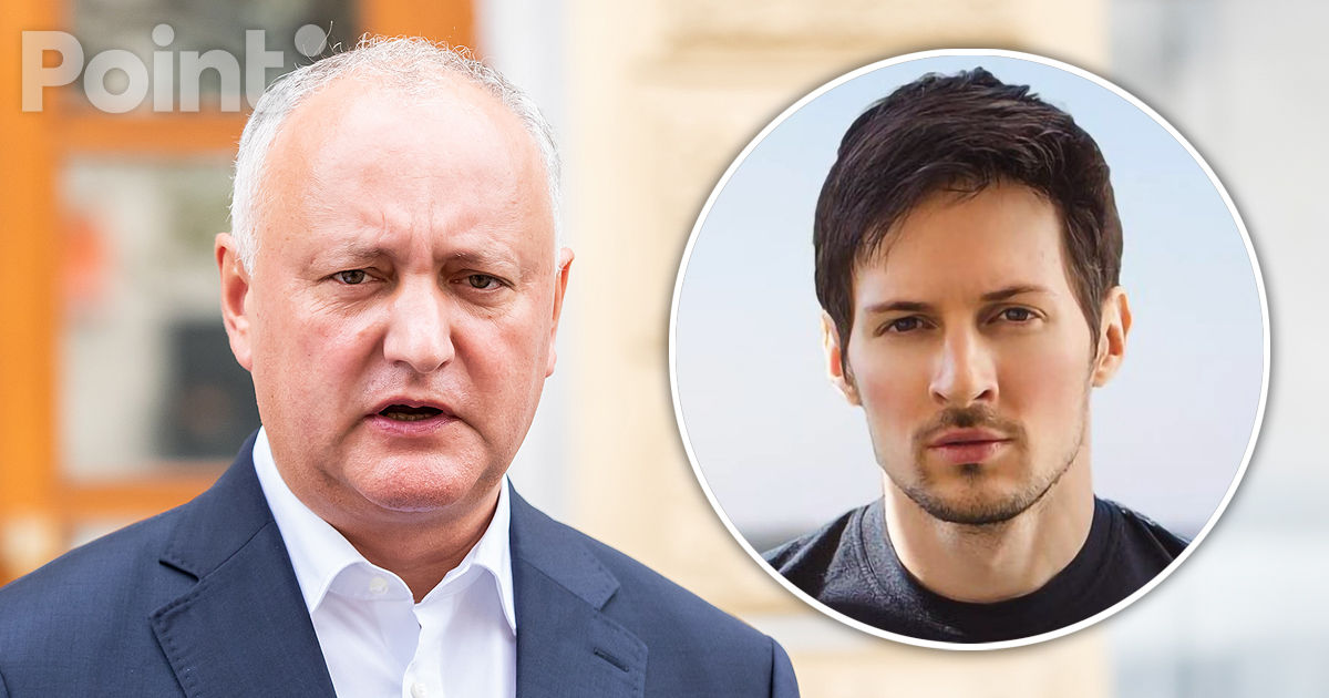 Dodon l-a invitat pe Pavel Durov la Chișinău să depună mărturie.