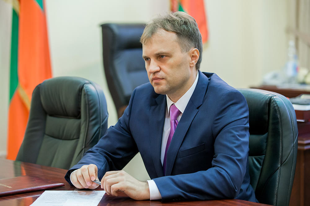 Глава приднестровкого региона Евгений Шевчук. Фото: president.gospmr.ru