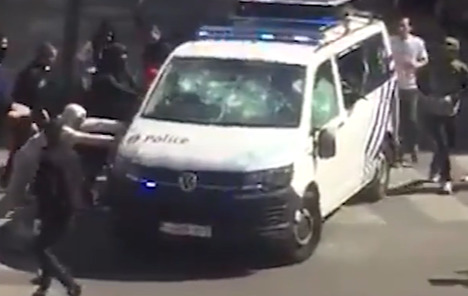 В Брюсселе задержали 48 участников беспорядков.