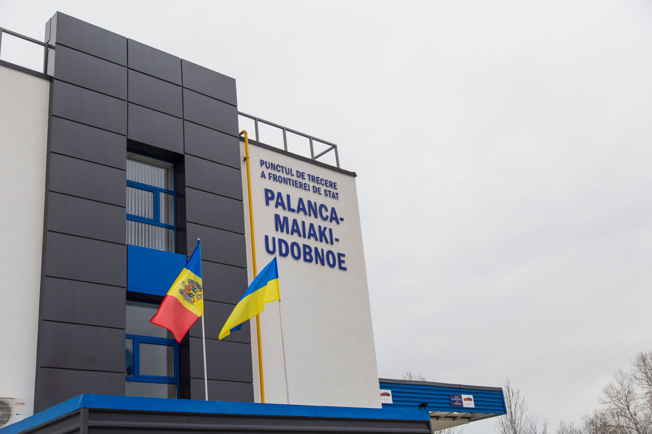 Frontiera cu Moldova, a doua cea mai tranzitată ieșire din Ucraina.