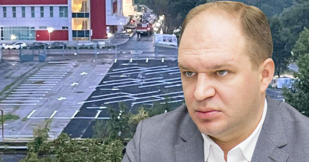 Чебан о парковке на стадионе у "Манежа": Территория находится в ведении АПС. Коллаж: Point.md