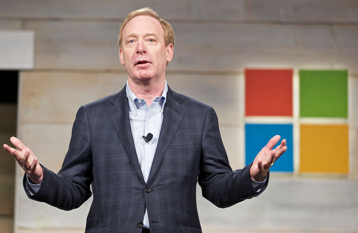 Президент компании Microsoft Брэд Смит.