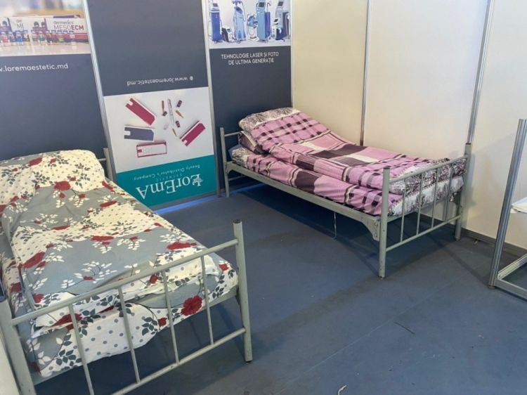В Центре Moldexpo есть 250 коек для пациентов с COVID-19.