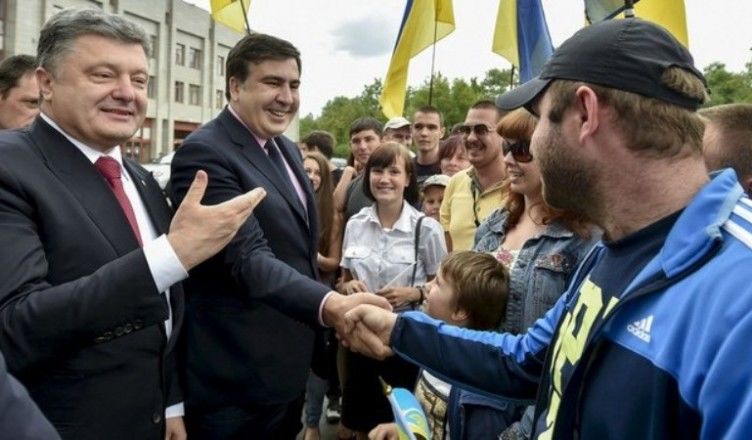 Saakașvili: Poroşenko e o bere. Ucrainenii vor suferi de o mahmureală. Foto: Libertatea Cuvântului