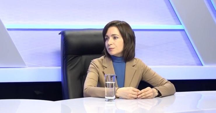 Председатель партии "Действие и Солидарность" Майя Санду. 