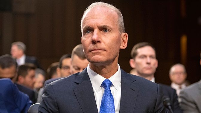 Ушедший в отставку глава американской корпорации Boeing Деннис Меленберг не получит выходное пособие.