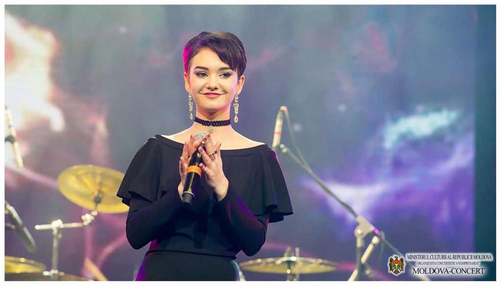 Olga Verbițchi a luat marele trofeu la festivalul Sanremo Music Awards. Foto: evenimente.md