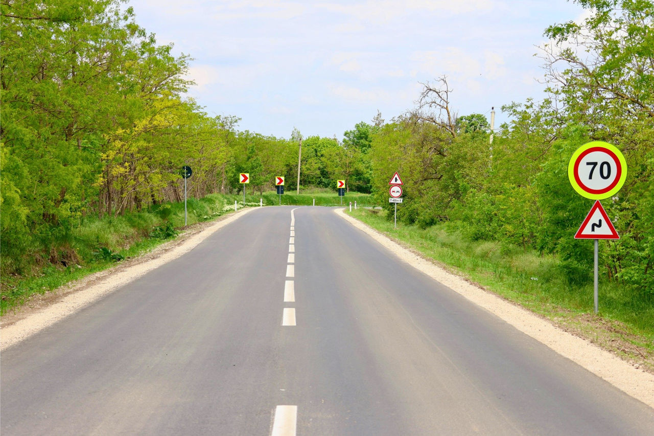 Două sectoare de drum din raionul Ștefan Vodă, modernizate.