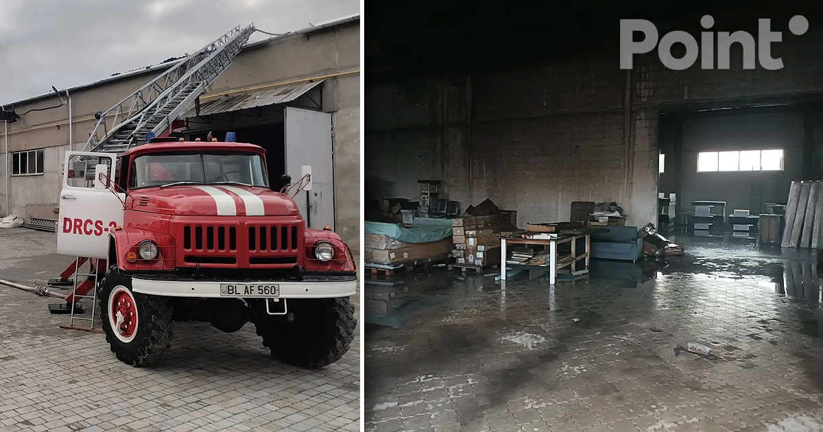 Incendiu uriaș la Bălți: Peste 60 de pompieri au luptat cu focul timp de cinci ore.