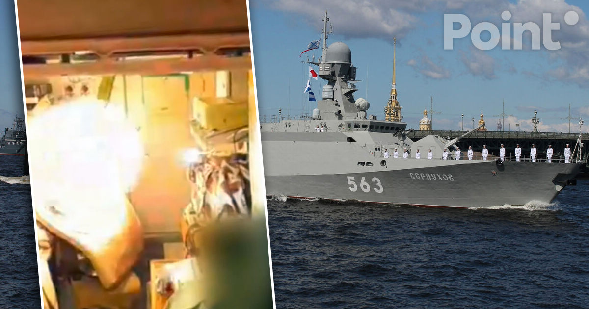 Bloomberg: Украина стоит за пожаром на корабле РФ в Балтийском море. Коллаж: Point.md