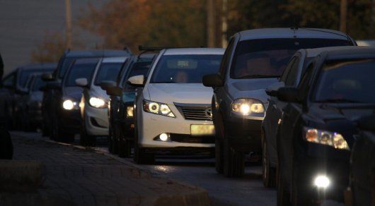 НИП рекомендует водителям избегать движения по улицам, на которых образовались пробки. Фото: tengrinews.kz.