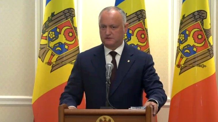 Президент Республики Молдова Игорь Додон. 