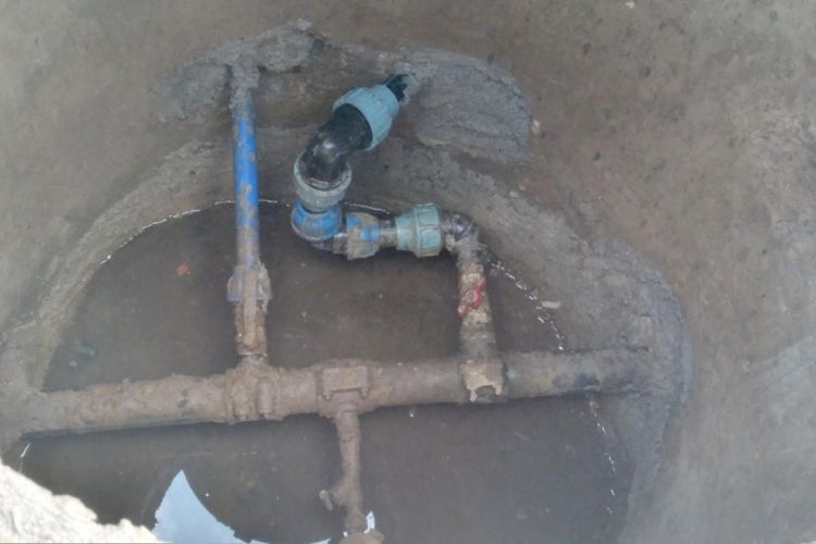 Обнаружено несанкционированно подключенное к системе водоснабжения.