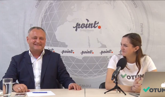Игорь Додон ответил на вопросы интернет-пользователей.