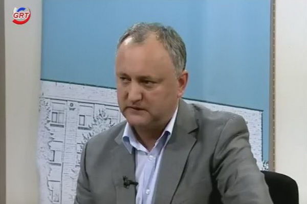 Председатель Партии социалистов Игорь Додон.