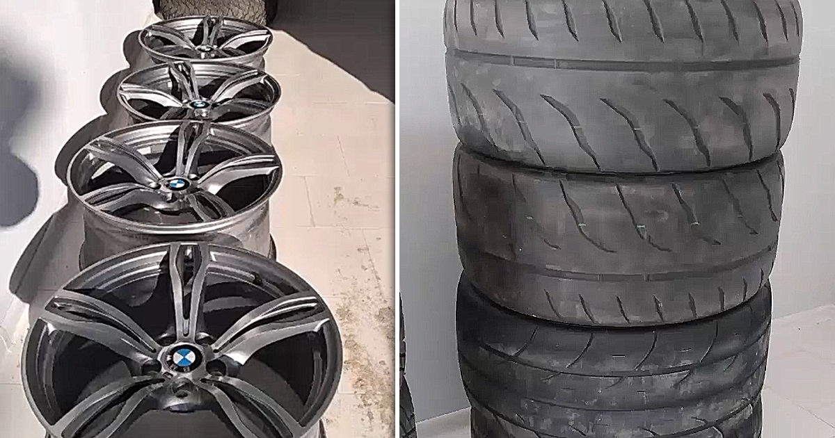 Полиция задержала двоих жителей Кишинева, снявших колеса с BMW. Коллаж: Point.md