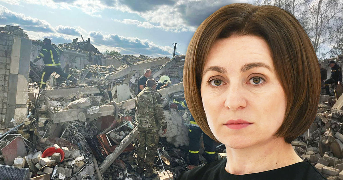 Санду об атаке на Харьковскую область: Мы солидарны с Украиной. Коллаж: Point.md