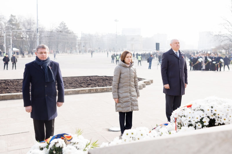 Sandu: În 1992, în Moldova, ca și astăzi în Ucraina, Rusia era agresorul.