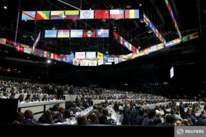 O amenințare cu bombă a fost înregistrată, vineri, la Congresul Federației Internaționale de Fotbal (FIFA). Foto: reuters.com