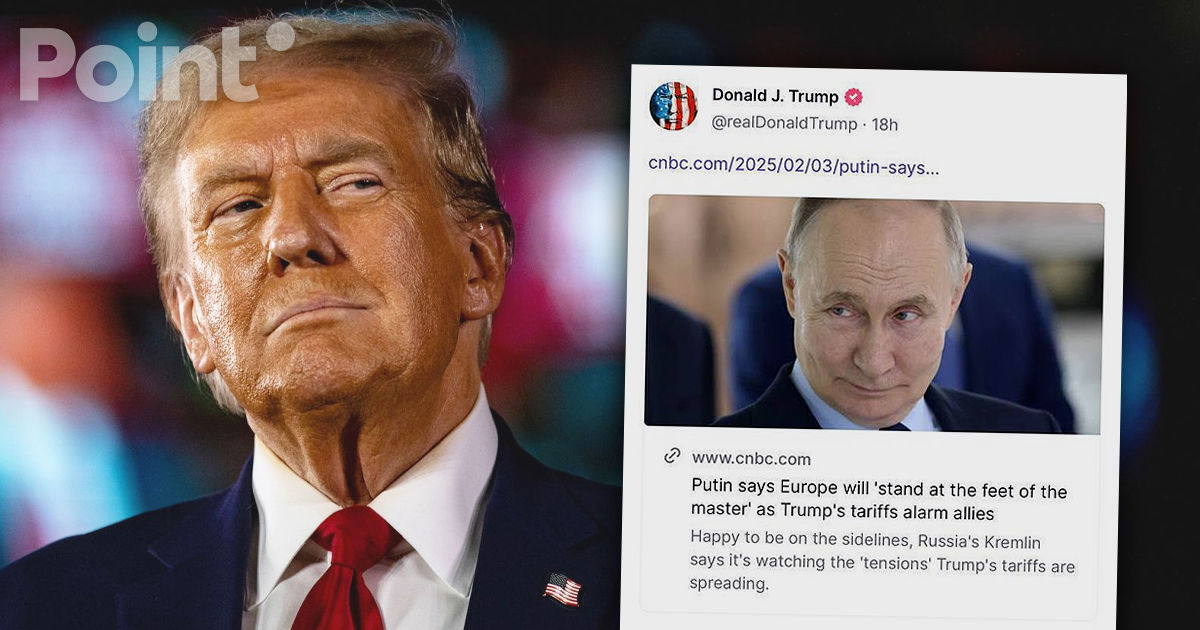 Трамп перепостил заявление Путина, что Европа «встанет у ног хозяина».