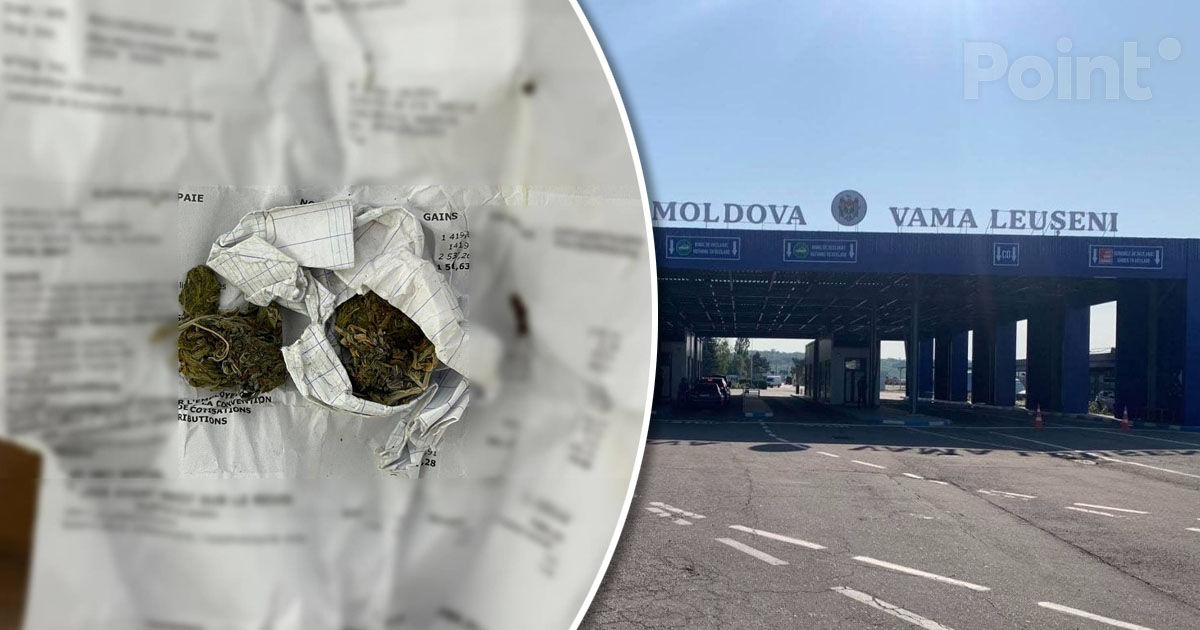 Un cetățean moldovean, prins cu marijuana la frontieră.