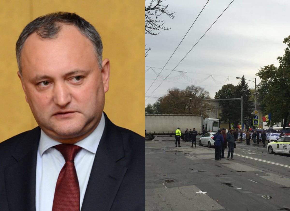Dodon a comentat cele întâmplate astăzi pe o rețea de socializare și a lăsat să se înțeleagă că socialiștii se disociază de asemenea acțiuni ilegale.
