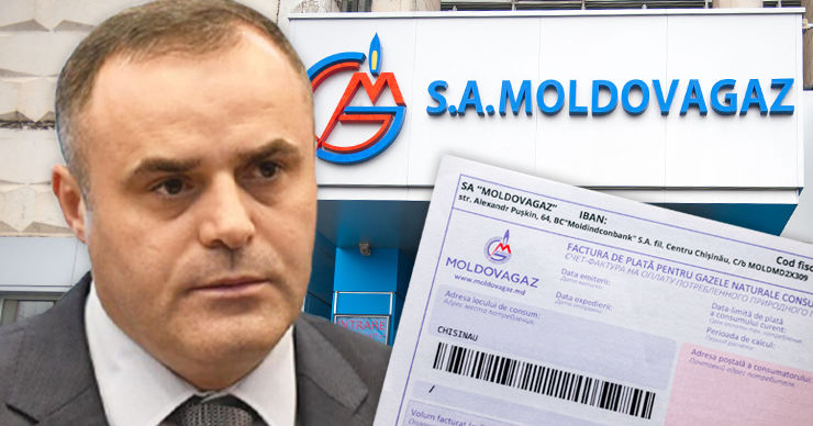 Глава Moldovagaz Вадим Чебан. Коллаж: Point.md.