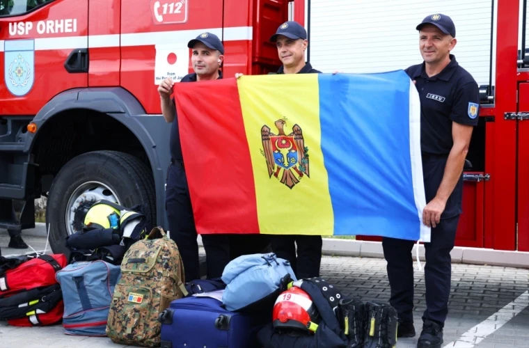 Молдавские спасатели показали свою базу в Салониках.