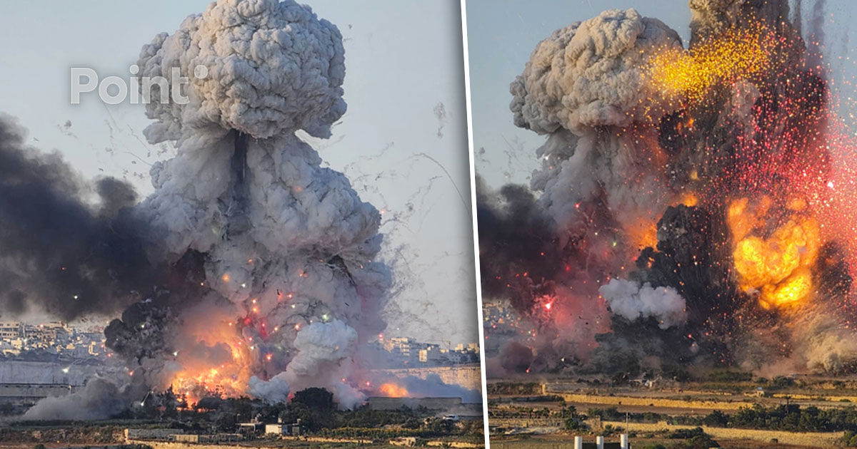 Explozie puternică la o fabrică de artificii din Malta.