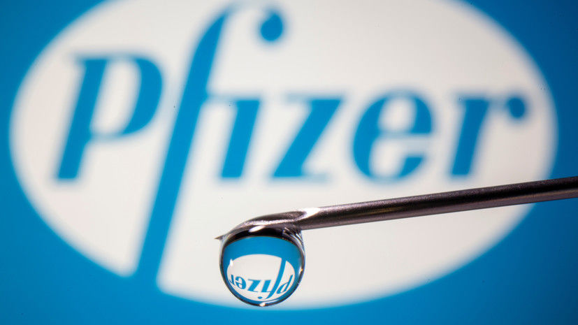 Вакцина Pfizer показала эффективность 94% при массовом применении.