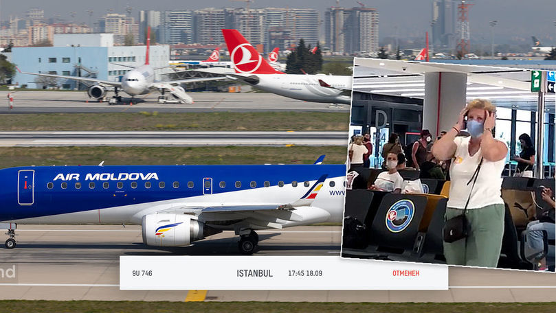 Рейс компании Air Moldova Стамбул-Кишинев отменен из-за долгов.