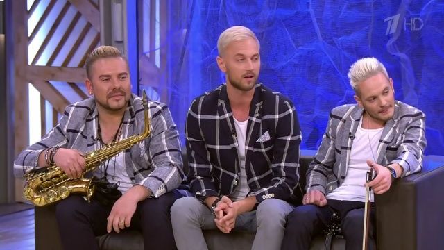Trupa Sunstroke Project, după Eurovision au mers direct la „Пусть говорят”. Foto: kankan.md