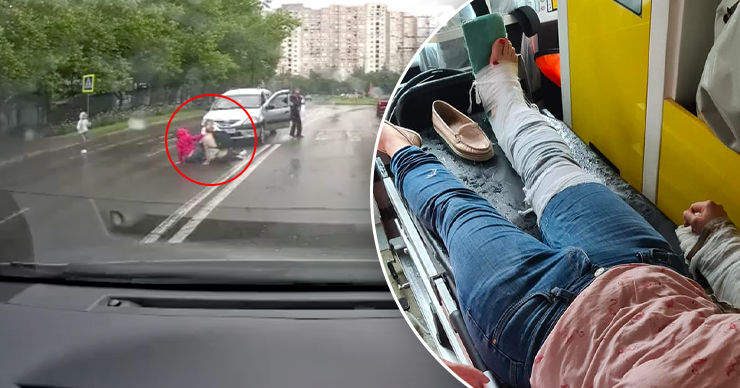 На Буюканах на пешеходном переходе сбили двух человек, включая ребенка.