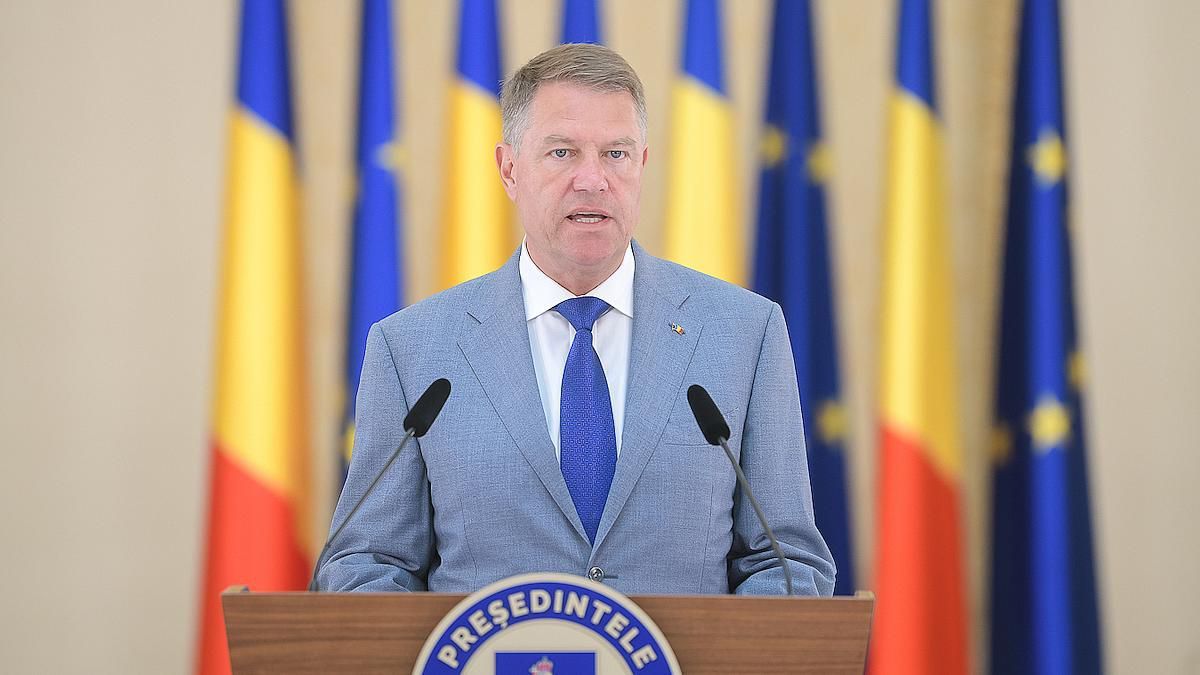 Президент Румынии Клаус Йоханнис.