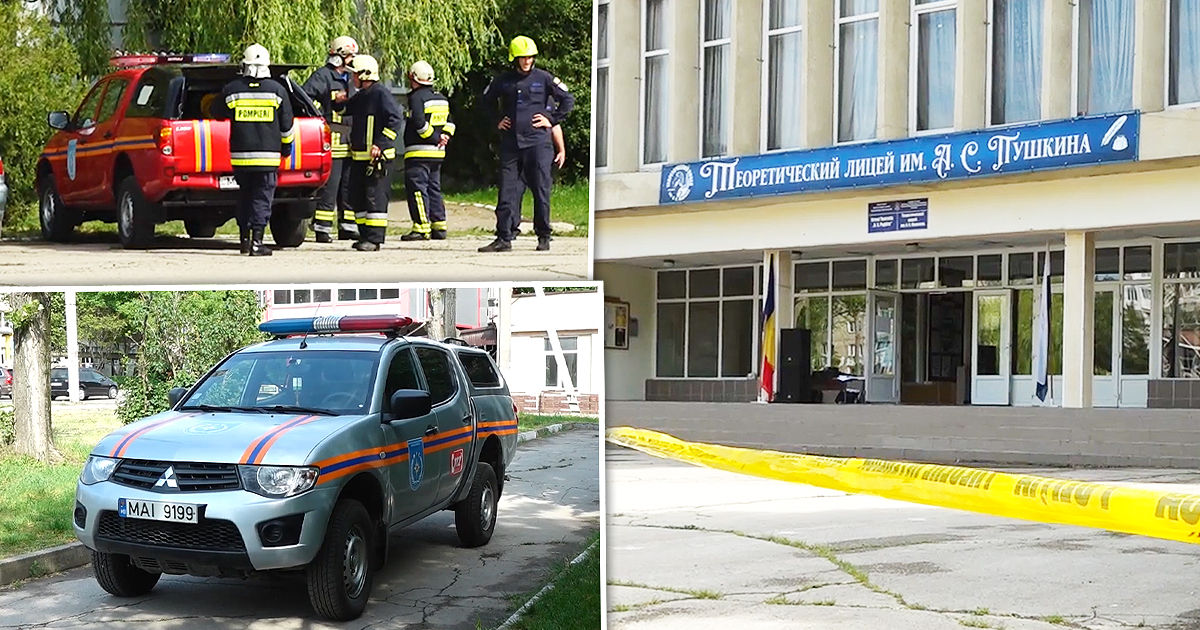 На телефон учительницы в Бельцах пришло сообщение о заложенной бомбе. Коллаж: Point.md