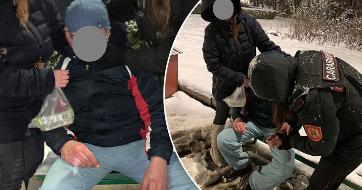 В Бельцах карабинеры спасли мужчину, который был без сознания. Коллаж: Point.md/