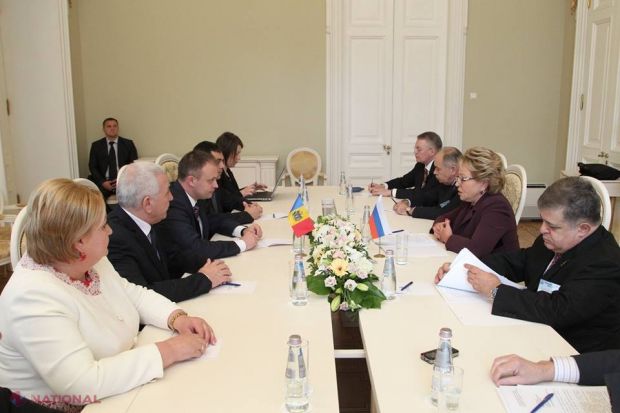 Preşedintele Parlamentului a mai anunţat că Matvienko a informat şi despre disponibilitatea Moscovei de a semna un acord de cooperare umanitară cu R. Moldova, precum și să de a dinamiza dialogul interparlamentar.
