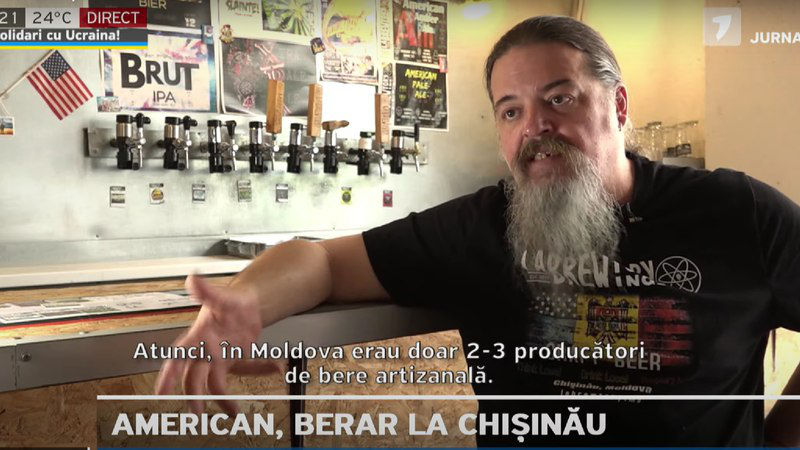 Американец из Колорадо открыл пивоварню в Кишиневе.