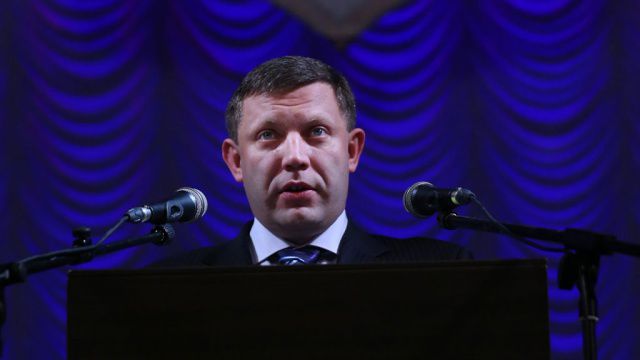 Глава самопровозглашенной Донецкой народной республики Александр Захарченко.
