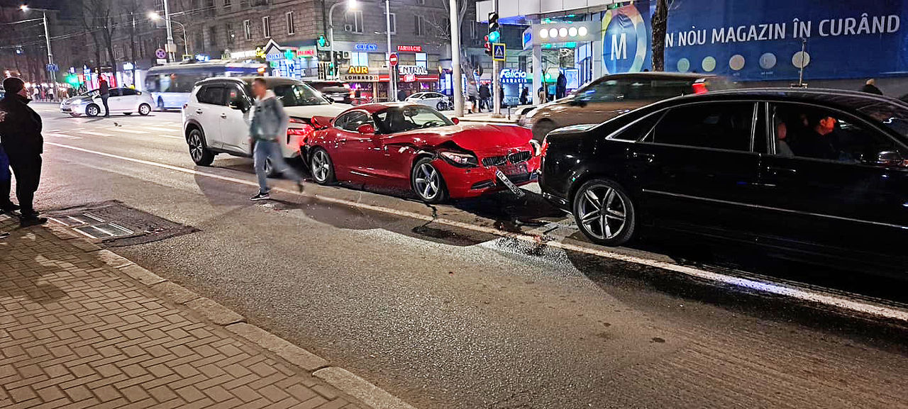 ДТП в центре Кишинева.