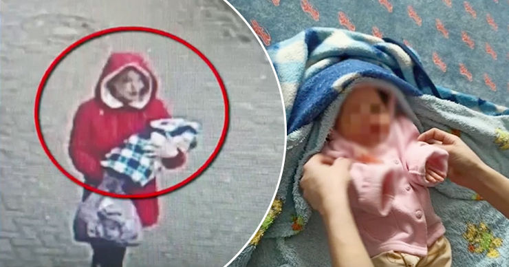 Ребенка, которого бросили зимой в подъезде дома, забрала бабушка.
